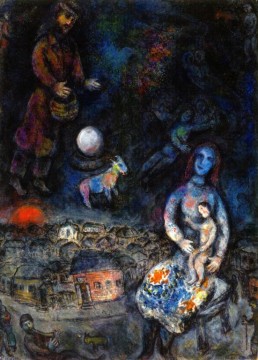 Holy Family contemporary Marc Chagall Oil Paintings